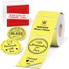imageM110 Thermal Labels  for M100M110M220M160M221M150 M250M260 Printer Compatible with Phomemo Labels 196quot50mm Colorful Circle Sticker Paper for DIY Design QR Code Thanks Card AddressYellow