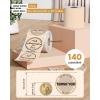 imageM110 Thermal Labels  for M100M110M220M160M221M150 M250M260 Printer Compatible with Phomemo Labels 196quot50mm Colorful Circle Sticker Paper for DIY Design QR Code Thanks Card AddressKhaki