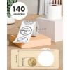 imageM110 Thermal Labels  for M100M110M220M160M221M150 M250M260 Printer Compatible with Phomemo Labels 196quot50mm Colorful Circle Sticker Paper for DIY Design QR Code Thanks Card AddressWhite