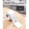 imageM110 Thermal Labels  for M100M110M220M160M221M150 M250M260 Printer Compatible with Phomemo Labels 196quot50mm Colorful Circle Sticker Paper for DIY Design QR Code Thanks Card AddressWhite