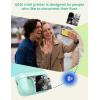 imageMemoking Mini Printer  Portable Sticker Printer Q02E Pocket Thermal Inkless Sticker Maker Bluetooth Print Pod Small Receipt Printer for Study NoteDiagrams Scrapbook Journal Gift DIYGreen