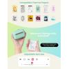 imageMemoking Mini Printer  Portable Sticker Printer Q02E Pocket Thermal Inkless Sticker Maker Bluetooth Print Pod Small Receipt Printer for Study NoteDiagrams Scrapbook Journal Gift DIYGreen