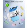 image:imageMemoking Mini Sticker Printer Inkless Portable Bluetooth Thermal Label amp Photo Printer with App PocketSized Wireless Printer for Journaling Scrapbooking Home Organization amp Study Notes