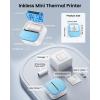 image:imageMemoking Mini Sticker Printer Inkless Portable Bluetooth Thermal Label amp Photo Printer with App PocketSized Wireless Printer for Journaling Scrapbooking Home Organization amp Study Notes