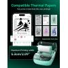 image:imageMemoking Print Pods Mini Printer  T02 Pro AI Sticker Printer Box Thermal Inkless Sticker Maker Machine Bluetooth Impresora Porttil Instant Print for Notes Anatomical Diagrams Journal DIY Gift
