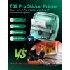 image:imageMemoking Print Pods Mini Printer  T02 Pro AI Sticker Printer Box Thermal Inkless Sticker Maker Machine Bluetooth Impresora Porttil Instant Print for Notes Anatomical Diagrams Journal DIY Gift
