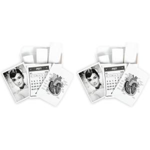 image:imageMemoking T02M02XM02L White Thermal Paper10Year NonSticky 53mmx65m for Journal Photo Texts Study Notes and More 3 Rolls Pack of 2