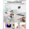image:imageMemoking T02 Sticker Paper Holographic Silver Compatible with T02M02Q02ET02 ProD20D21 Print Pods Mini Printer Thermal Sticky Labels 50mmx35m for Journal Photo Texts Study Notes Sticker 3 RollsHolographic Silver