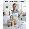 image:imageMemoking T02 Sticker Paper Holographic Silver Compatible with T02M02Q02ET02 ProD20D21 Print Pods Mini Printer Thermal Sticky Labels 50mmx35m for Journal Photo Texts Study Notes Sticker 3 RollsPurple