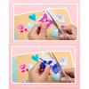 image:imageMemoking T02 Sticker Paper Holographic Silver Compatible with T02M02Q02ET02 ProD20D21 Print Pods Mini Printer Thermal Sticky Labels 50mmx35m for Journal Photo Texts Study Notes Sticker 3 RollsTransparent GreenBluePink