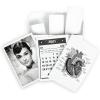 image:imageMemoking T02 Sticker Paper Holographic Silver Compatible with T02M02Q02ET02 ProD20D21 Print Pods Mini Printer Thermal Sticky Labels 50mmx35m for Journal Photo Texts Study Notes Sticker 3 RollsWhite