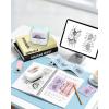 image:imageMemoking T02 Sticker Paper Holographic Silver Compatible with T02M02Q02ET02 ProD20D21 Print Pods Mini Printer Thermal Sticky Labels 50mmx35m for Journal Photo Texts Study Notes Sticker 3 RollsPinkGreenPurple