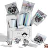 image:imageMemoking T02 Sticker Paper Holographic Silver Compatible with T02M02Q02ET02 ProD20D21 Print Pods Mini Printer Thermal Sticky Labels 50mmx35m for Journal Photo Texts Study Notes Sticker 3 RollsHolographic Silver
