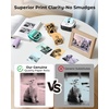 image:imageMemoking Sticker Paper Compatible for T02M02Q02ET02 Pro Print Pods Mini Printer WhiteBased 4 Colors Thermal Paper for Kids Camera Instant Print 53mmx35m for Photo Texts Study Notes DIY 10 Roll6 Multi Colors