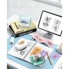 image:imageMemoking Sticker Paper Compatible for T02M02Q02ET02 Pro Print Pods Mini Printer WhiteBased 4 Colors Thermal Paper for Kids Camera Instant Print 53mmx35m for Photo Texts Study Notes DIY 10 Roll6 Multi Colors