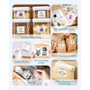 image:imageMemoking Sticker Printer Box T02 Mini Printer  AI Sticker Maker for Kids Print Pod Inkless Bluetooth ThermalPrinter Gift for Teen Girls amp Boys for Study Note Journal Photos DIY Gift 6 RollsWhite
