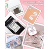 image:imageMemoking Sticker Printer Box T02 Mini Printer  AI Sticker Maker for Kids Print Pod Inkless Bluetooth ThermalPrinter Gift for Teen Girls amp Boys for Study Note Journal Photos DIY Gift 6 RollsPink