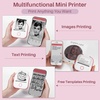 image:imageMemoking Sticker Printer Box T02 Mini Printer  AI Sticker Maker for Kids Print Pod Inkless Bluetooth ThermalPrinter Gift for Teen Girls amp Boys for Study Note Journal Photos DIY Gift 6 RollsPink