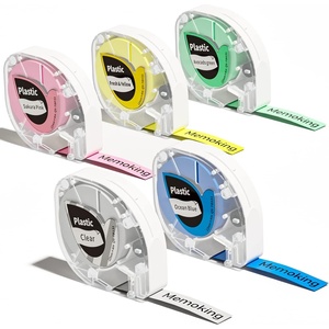 image:imageP12 Label Maker Tape Compatible with Dymo Label Maker Refills 12mm x 4m12 x 13 Colored Plastic Label Tape Replacement for Dymo Letratag Refills 200B LT100H 100T Plus QX50 for Phomemo P12 LabelerMulticolour