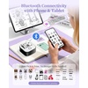 image:imageMemoking Print Pod Mini Printer  T02 Sticker Printer Portable Thermal Inkless Sticker Maker Bluetooth Photo Printer Instant Print Smart AI APP for Study Note Journal Photos DIY Gift 6 Rolls