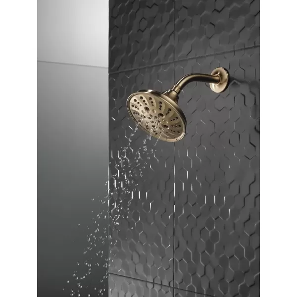 imageDELTA FAUCET faucet 52669RB H2Okinetic 5Setting Raincan Shower head Venetian BronzeChampagne Bronze