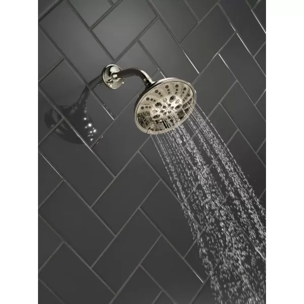 imageDELTA FAUCET faucet 52669RB H2Okinetic 5Setting Raincan Shower head Venetian BronzePolished Nickel