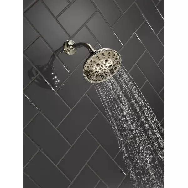imageDELTA FAUCET faucet 52669RB H2Okinetic 5Setting Raincan Shower head Venetian BronzePolished Nickel