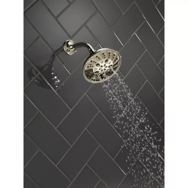 imageDELTA FAUCET faucet 52669RB H2Okinetic 5Setting Raincan Shower head Venetian BronzePolished Nickel