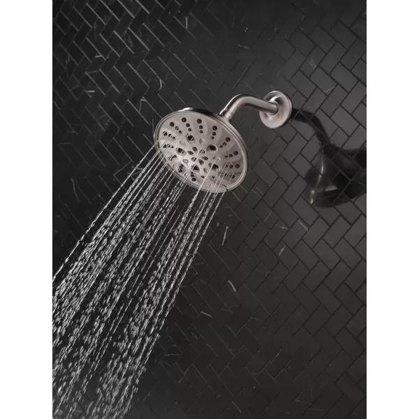 imageDELTA FAUCET faucet 52669RB H2Okinetic 5Setting Raincan Shower head Venetian BronzeStainless