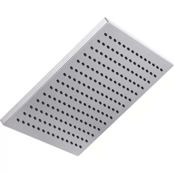 imageDelta Faucet SingleSpray Raincan Shower Head Brushed Nickel Shower Head Rainfall Shower Head Square Shower Head Metal Shower Head 25 GPM Flow Rate Stainless 52159SS25Chrome