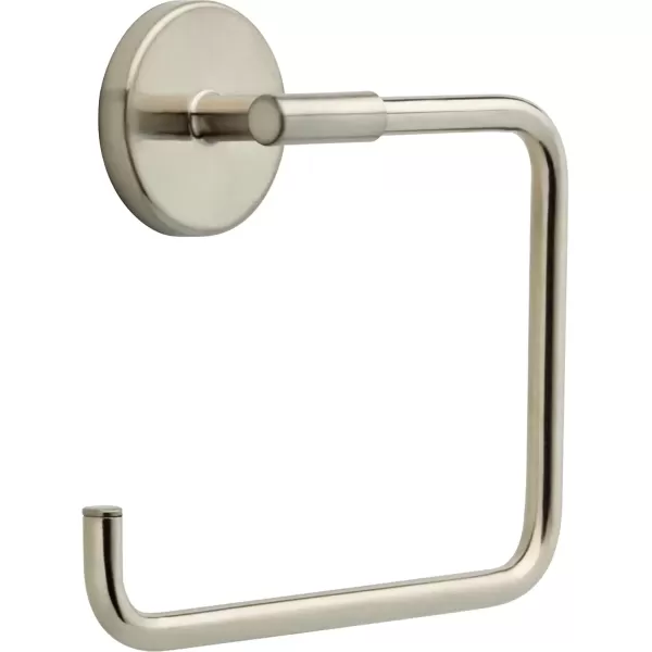 imageDelta Trinsic 1Pack Hand Towel Holder Brilliance Stainless Steel Towel Racks for Bathroom Wall Square Towel Ring Holder for Bath Towel Hanger for Kitchen Bathroom Accessories 759460SS