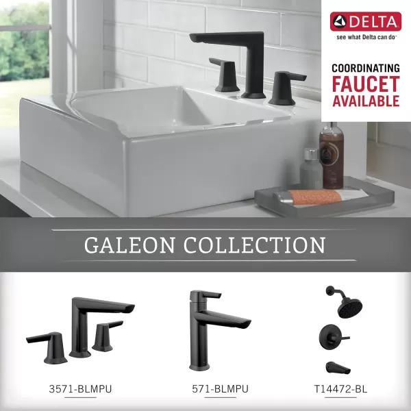 imageDELTA 77235SS Galeon Robe Hook StainlessMatte Black