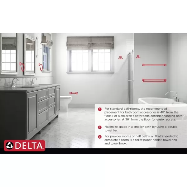 imageDELTA 77235SS Galeon Robe Hook StainlessPolished Chrome