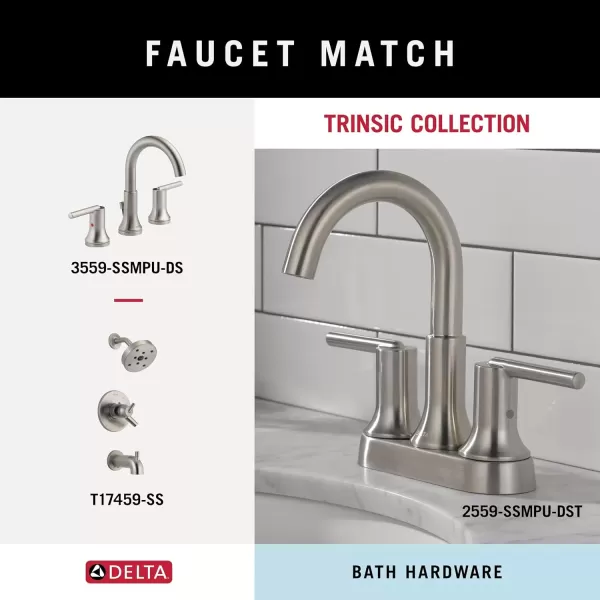 imageDELTA FAUCET 75935SS Trinsic Wall Mounted Single Towel Hook in Brilliance Stainless Steel