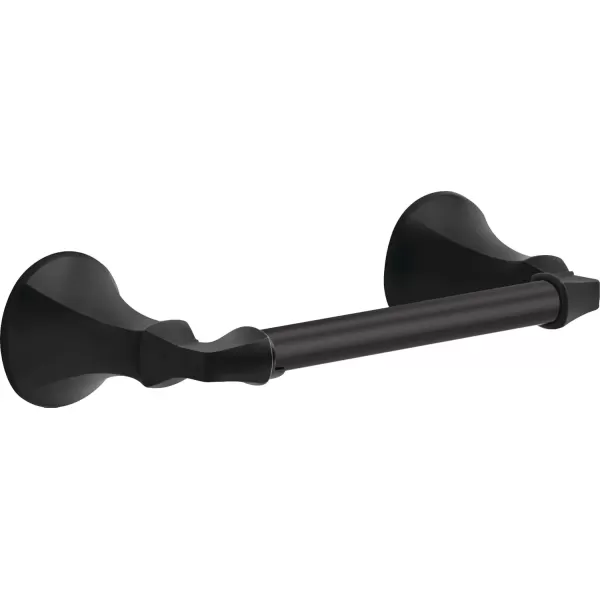 imageDELTA FAUCET 76450BL Ashlyn Wall Mount Pivot Arm Toilet Paper Holder Bath Hardware Accessory in Matte BlackMatte Black