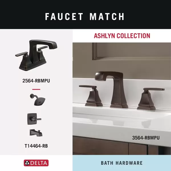 imageDELTA FAUCET 76450BL Ashlyn Wall Mount Pivot Arm Toilet Paper Holder Bath Hardware Accessory in Matte BlackSpotshield Venetian Bronze