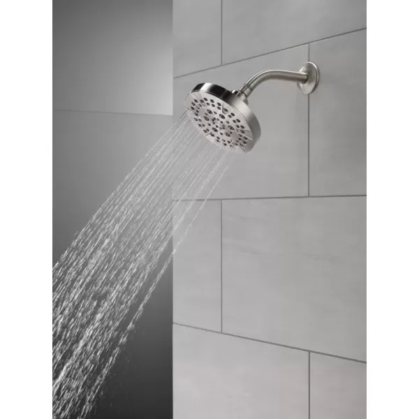 imageDELTA FAUCET FAUCET 5Spray Matte Black Shower Head DELTA FAUCET Shower Head Black Showerheads Shower Head Black Matte 175 GPM Flow Rate Matte Black 52535BLChrome
