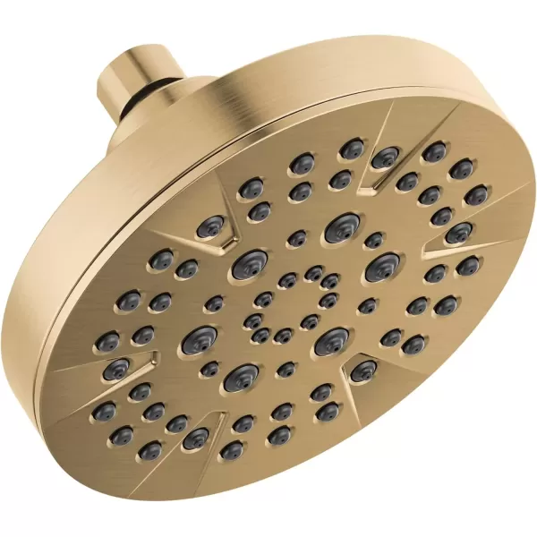imageDELTA FAUCET FAUCET 5Spray Matte Black Shower Head DELTA FAUCET Shower Head Black Showerheads Shower Head Black Matte 175 GPM Flow Rate Matte Black 52535BLChampagne Bronze