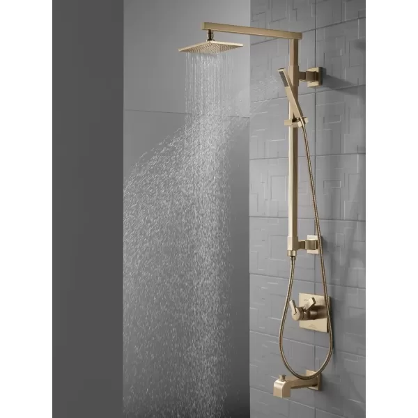 imageDELTA FAUCET RP62955SSPR Universal Shower Head Lumicoat StainlessChampagne Bronze