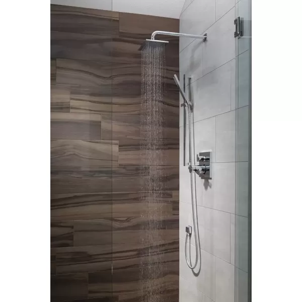 imageDELTA FAUCET RP62955SSPR Universal Shower Head Lumicoat StainlessMatte Black