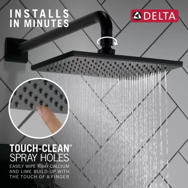 imageDELTA FAUCET RP62955SSPR Universal Shower Head Lumicoat StainlessMatte Black
