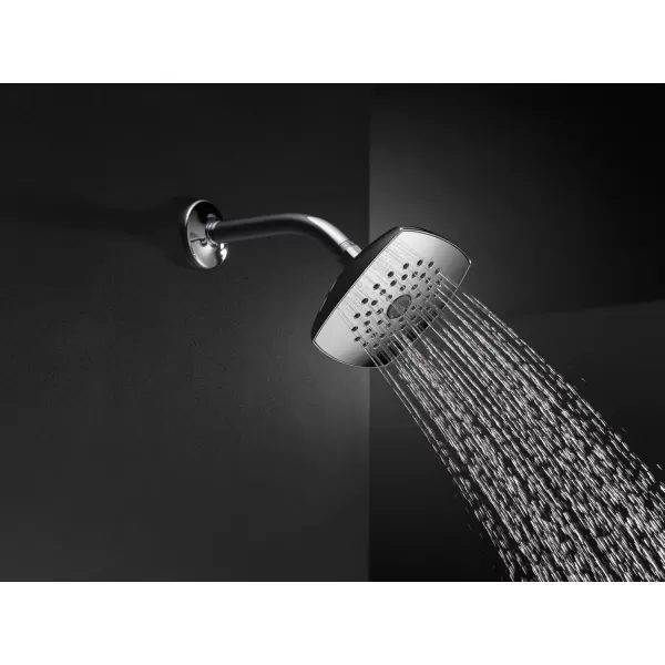 imageDELTA FAUCET RP64859BL Raincan SingleSetting TouchClean Shower Head Matte Black