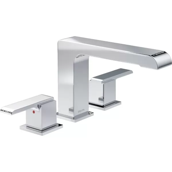 imageDELTA FAUCET T2767BL Roman Tub Trim DeckMount Without Diverter Matte BlackChrome