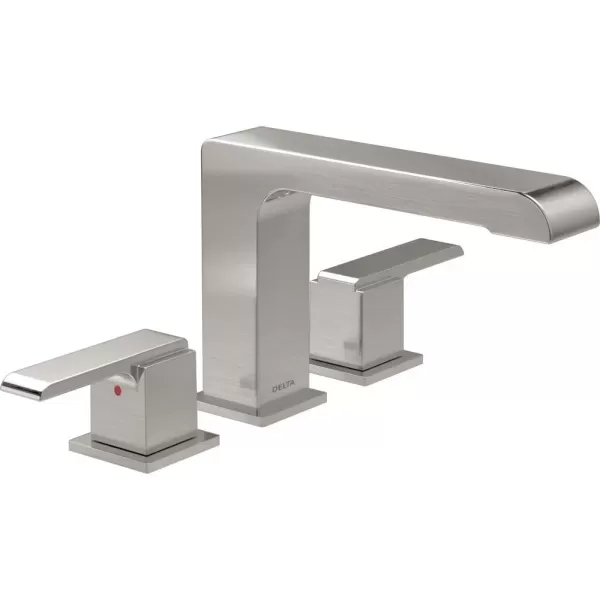 imageDELTA FAUCET T2767BL Roman Tub Trim DeckMount Without Diverter Matte BlackStainless