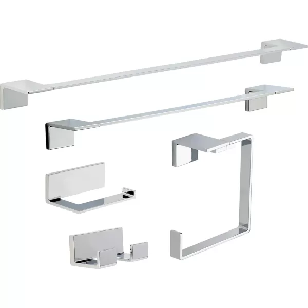 imageDelta 77746SS Vero Towel Ring 500 x 900 x 1000 inches StainlessChrome