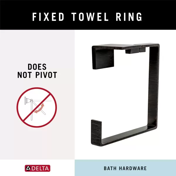 imageDelta 77746SS Vero Towel Ring 500 x 900 x 1000 inches StainlessSpotshield Venetian Bronze