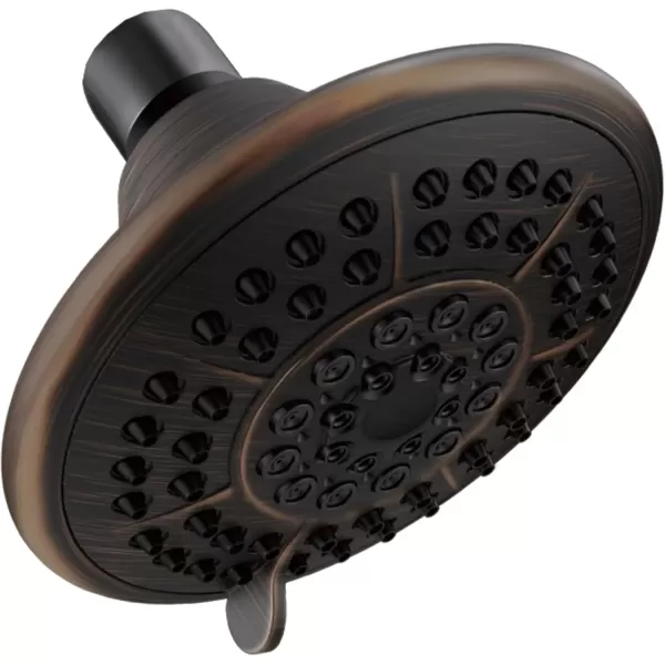 imageDelta Faucet 5Setting Raincan Shower Head Brushed Nickel Rain Shower Head Round Shower Head Delta High Pressure Shower Head Water Saver Shower Head 175 GPM Stainless RP78575SSVenetian Bronze