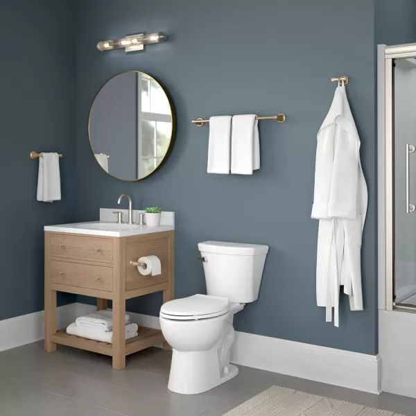 imageDelta Faucet 77638CZ Stryke Towel Double Hook Champagne BronzeChampagne Bronze