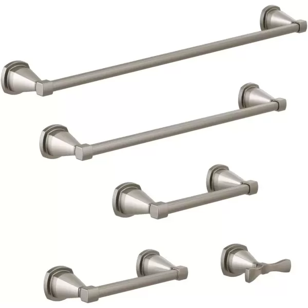 imageDelta Faucet 77638CZ Stryke Towel Double Hook Champagne BronzeStainless