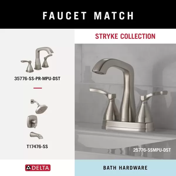 imageDelta Faucet 77638CZ Stryke Towel Double Hook Champagne BronzeStainless